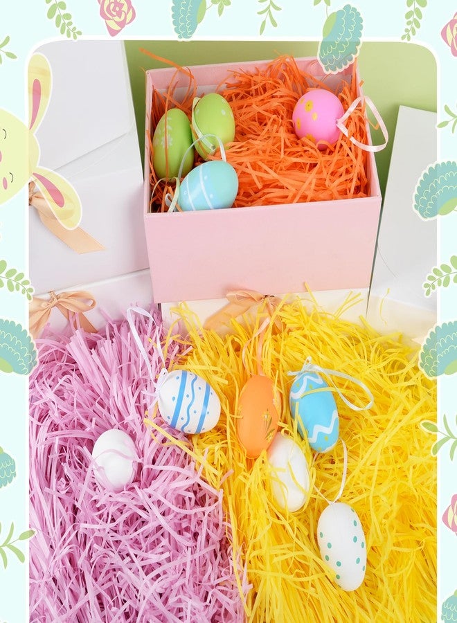 Qumenan 11.5 oz(330g Easter Grass Basket Filler 8 Colors Recyclable Raffia Paper Shred for Easter Basket Filler Creative Eggs Decor Gift Wrap Crinkle Filler Paper - Image 4