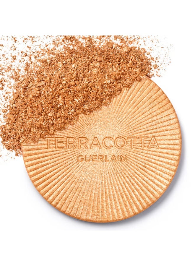 غيرلان بودرة GUERLAIN Terracotta Luminizer المضيئة اللامعة والمتوهجة باللون الذهبي الدافئ - Image 2