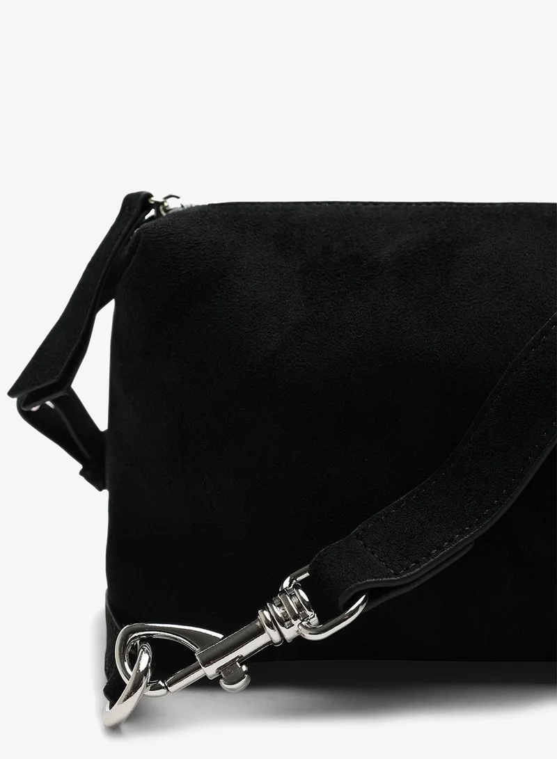 ويرز ذات فروم Caramel Suede Finish Sling Handbag with Adjustable Shoulder Strap
