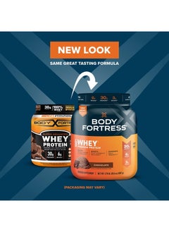 Body Fortress 100% Whey, Premium Protein Powder, Chocolate, 1.78lbs (Packaging May Vary)  - Image 2
