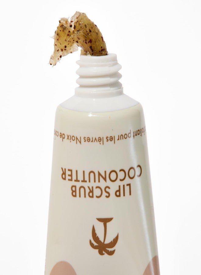 Lanolips Lip Scrub - Natural Lip Exfoliator Made with Lanolin, Vitamin E & Finely Ground Coconut Shells - Gentle Sugar Scrub for Healthy, Soft Lips - Coconutter (.35 oz) - Image 3