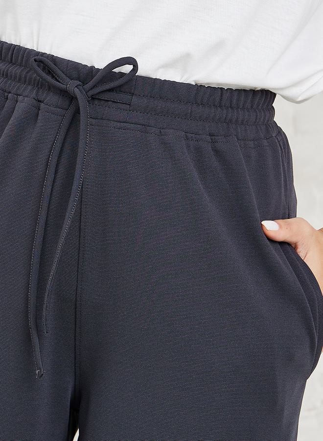 Styli Wide Leg Jogger with Side Slit - Image 3