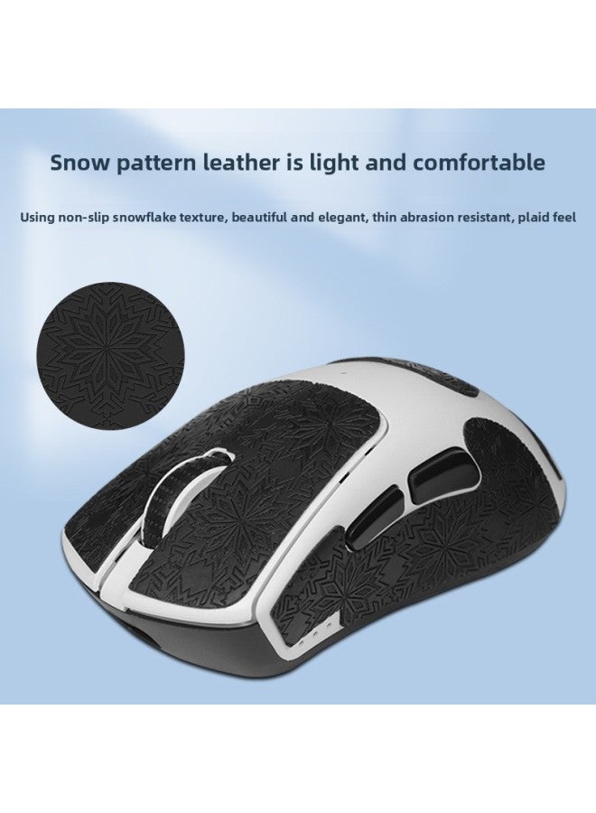 Suitable For Aspen G04 Mouse Anti-slip Sticker G04L Sticker Small Hand Mouse Sweat-absorbent Protective Film Palm Back Sticker-Color:[half Pack] Red Print? Comes With Cleaning Cotton