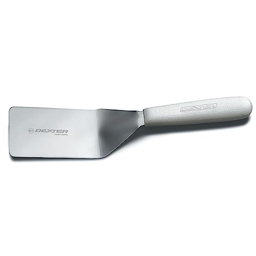 Dexter Outdoors 16473 4" x 21/2" Pancake Turner, White - Image 1