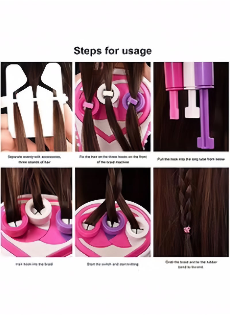 Generic - Automatic Hair Braiding Machine Hairdressing Tools Diy Hair Braiding Machine Three Strands Hair Suitable For Girls Simple Operation Automatic Braiding Exquisite Packaging - Image 1