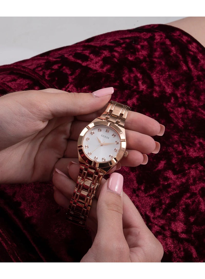 GUESS Women's Analog Round Shape Stainless steel Wrist Watch GW0114L3 - 36 Mm - Image 5