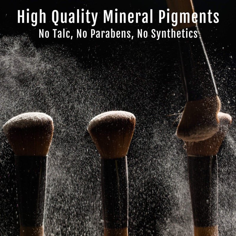 BaeBlu Organic Highlighter Makeup Powder, Diamond Dust - Talc-Free, Lightweight & Vegan Shimmer Highlighter for Radiance on Face, Body & Collarbone - No Paraben, Cruelty-Free, Made in USA - Image 3