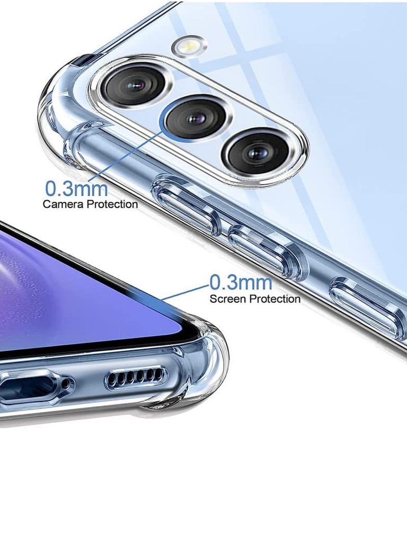 Techie Samsung Galaxy A35 TPU Bumper Corner Case with Camera Lens Protection Transparent Protective Back Cover  - Image 3