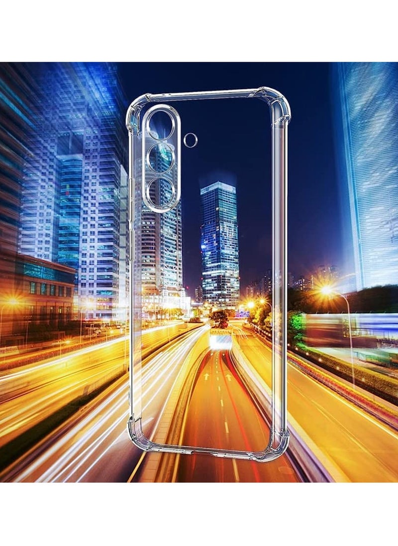 Techie Samsung Galaxy A35 TPU Bumper Corner Case with Camera Lens Protection Transparent Protective Back Cover  - Image 5