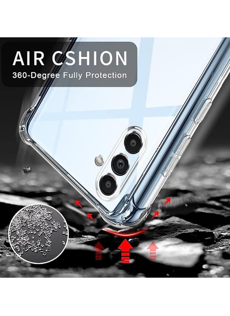 Techie Samsung Galaxy A35 TPU Bumper Corner Case with Camera Lens Protection Transparent Protective Back Cover  - Image 4