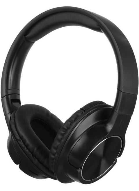 Stereo headphones, model J-27, wireless Headphone Bluetooth, Battery: 400m Adriver, Function: volume control,pause/Play device, MIC , Play Time: 48 hours, Connector: 3.5 mm stereo plug, Google Assistant Feature , Sensitivity: 114 dab/mw, Color (Black)