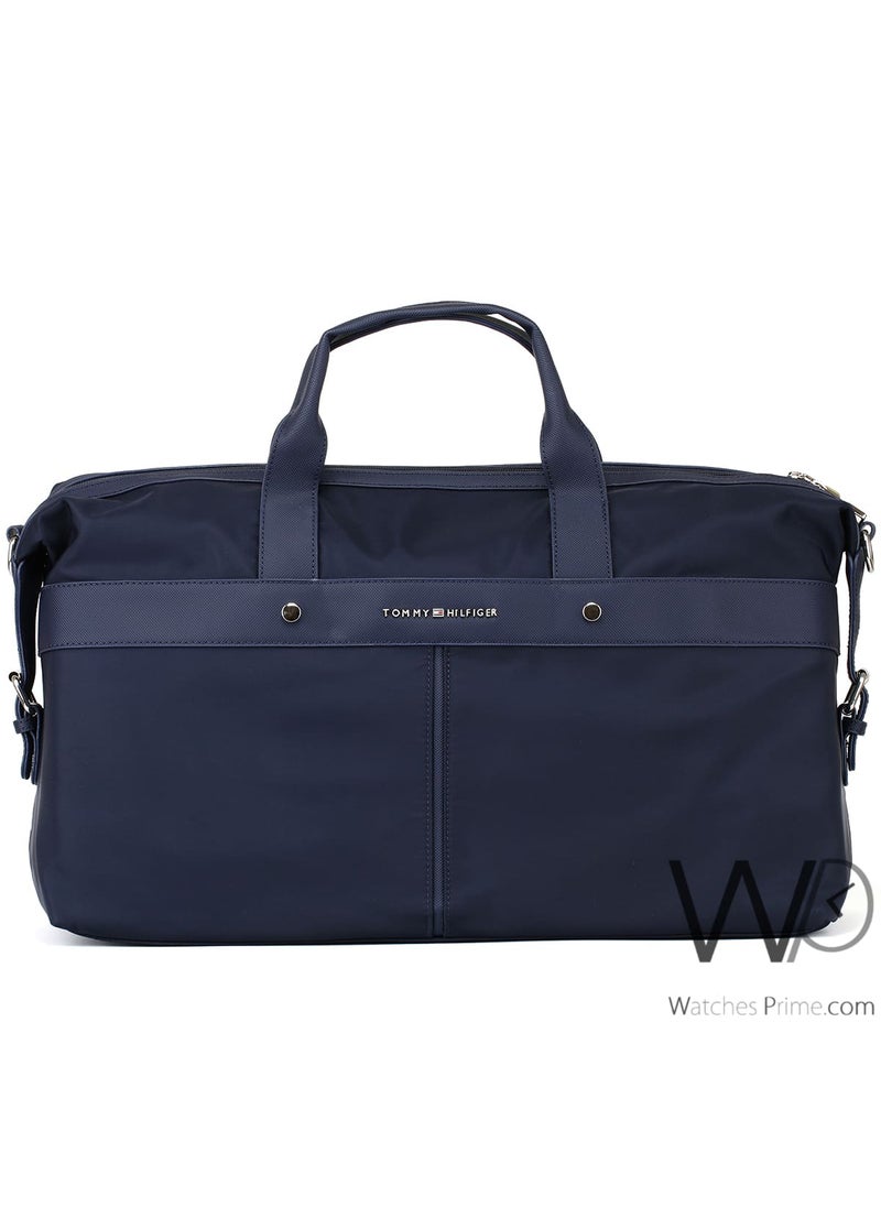 Tommy Hilfiger Plus Tommy Hilfiger Navy Blue Weekend Duffle Men Bag  - Image 2