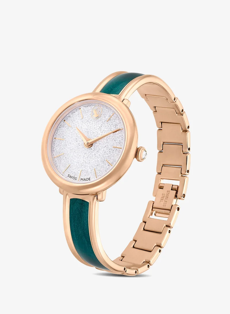 Swarovski Crystalline Bangle Watch:Mb Analog Watch