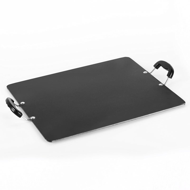 Sumeet Sumeet Nonstick Rectangle Pathri Tawa 33 X 28 cm Silver 4mm Small  - Image 1