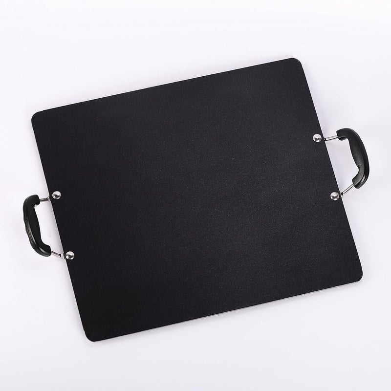 Sumeet Sumeet Nonstick Rectangle Pathri Tawa 33 X 28 cm Silver 4mm Small  - Image 2