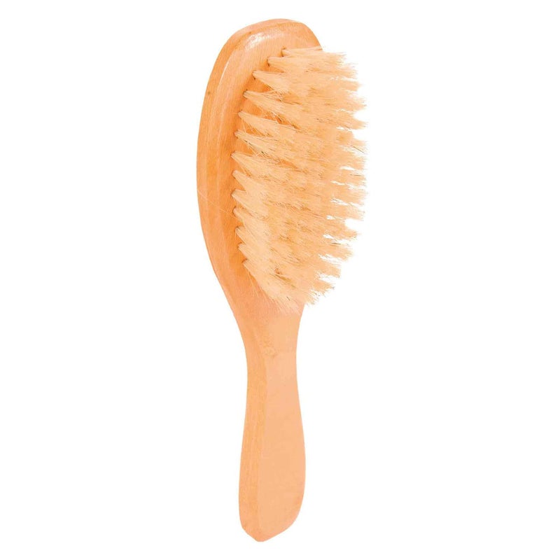 Trixie Dog Brush with Natural Bristles, Grooming Brush for Pets, Made with Wooden Handle for a Firm Grip, Helps Detangle Knots in the Coat, Distributes Natural Oils for a Shiny Coat - 18 x 5 cm - Image 1