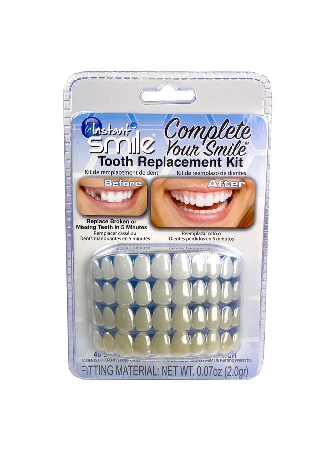 Instant Smile Instant Smile Complete Your Smile Temporary Tooth Replacement Kit - Replace a Missing Tooth in Minutes - Patented  - Image 1