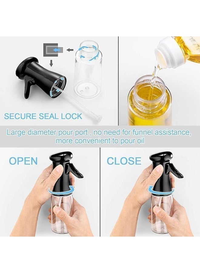 Vasukie 2-in-1 Olive Oil Sprayer and Dispenser Bottle for Kitchen | 500ml Glass Bottle with Premium Nozzle | Cooking Sprayer for Healthy Cooking and Salad Making (Spray Bottle) - Image 3