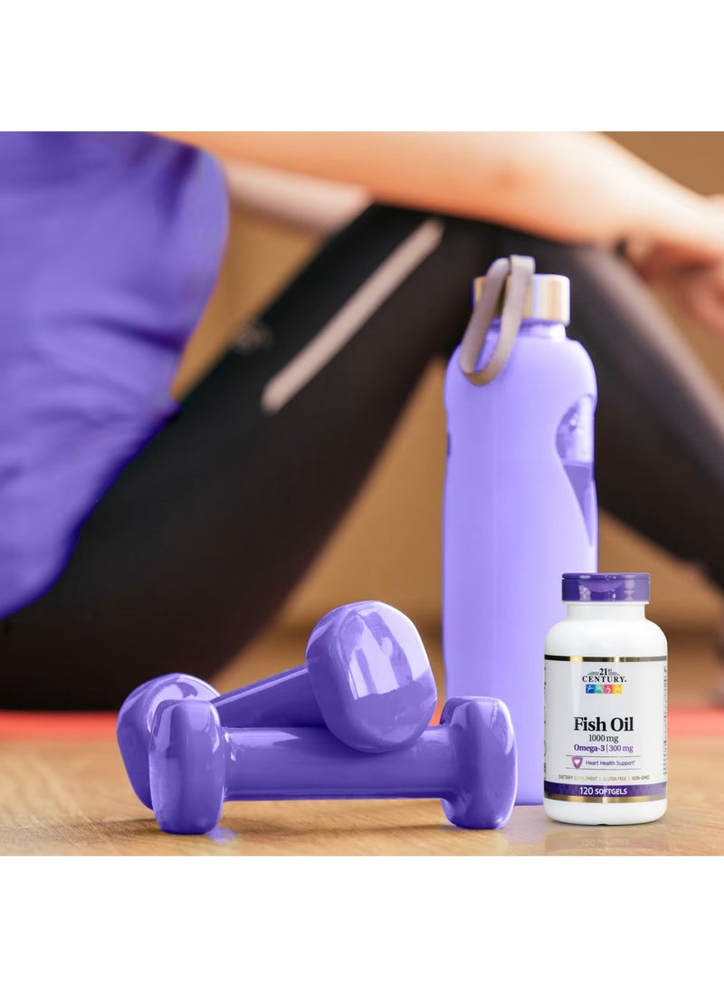 21st Century Omega-3 Fish Oil 120 Softgels - Image 2