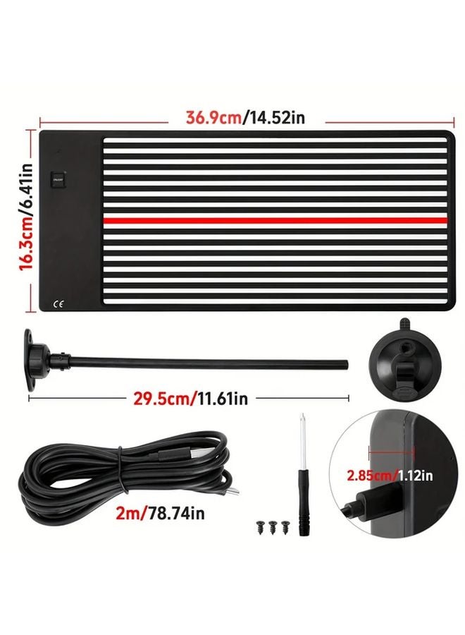 مصباح LED عاكس انبعاج السيارة ثنائي الوضع يعمل ببطارية USB، أداة واحدة - Image 2