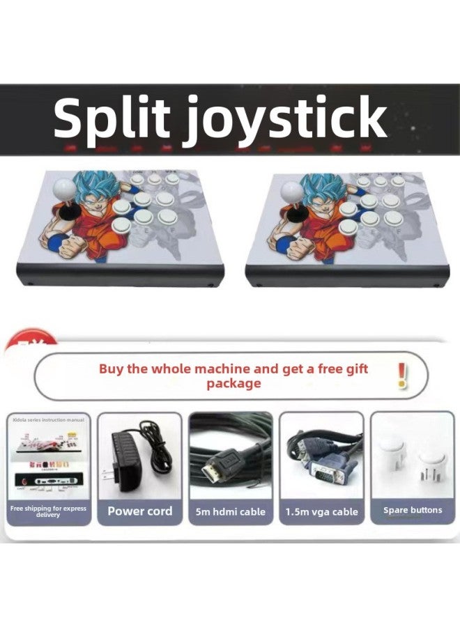 Game Machine 2025 Pandora Box Nostalgic Moonlight Treasure Box Home TV Double Rocker Desktop Arcade-Product Color:Pandora/separates Double/no Handle- Free 28110 Games/metal Material - Image 1