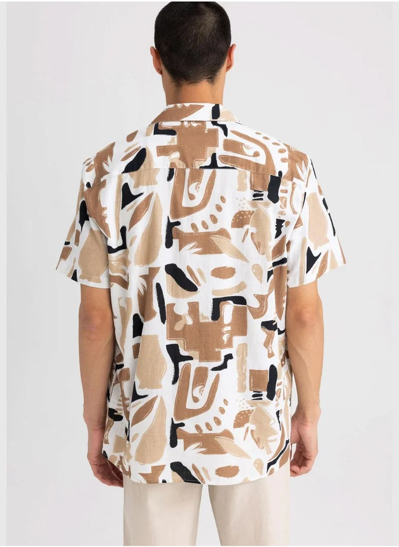 DeFacto Man Woven Short Sleeve Shirt