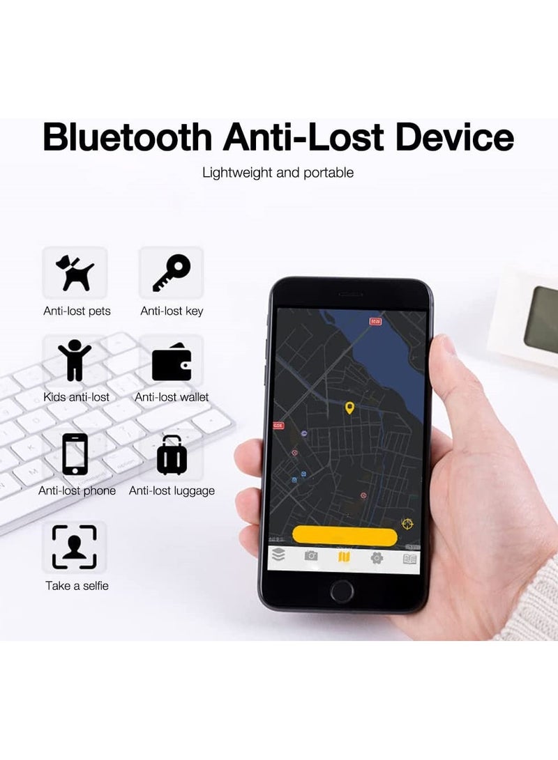 Anti Lost Smart Bluetooth Tracker 4 Pack Key Finders Bluetooth Item Locator Anti-Lost Bidirectional Alarm Reminder Smart Tracker Tag Alarm Reminder for Key Wallet Remote Luggage - Image 5