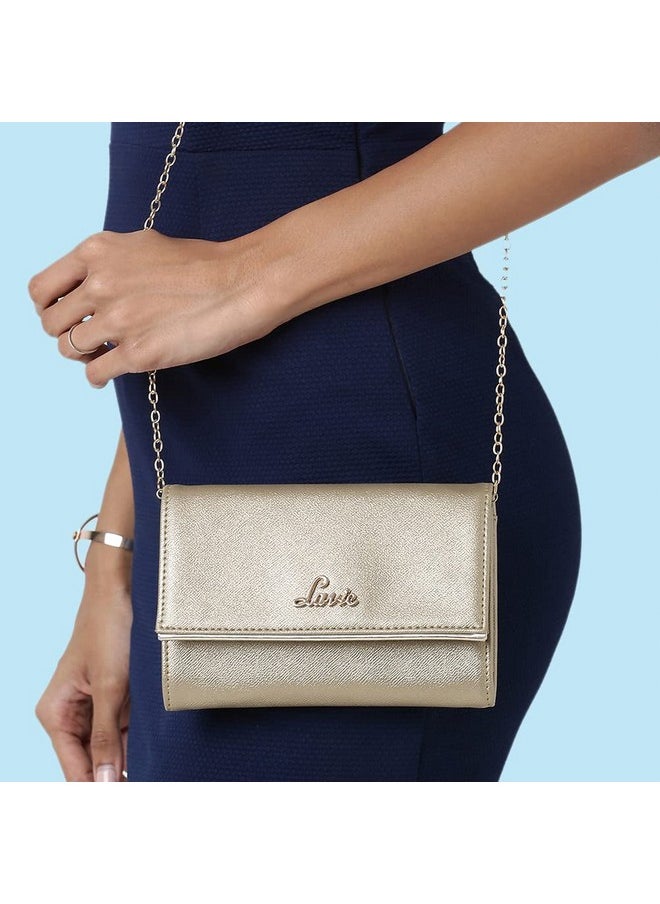 Lavie Lavie Women's Small Framed Foldover Clutch | Detachable Chain Sling Strap | Ladies Purse Wallet  - Image 2