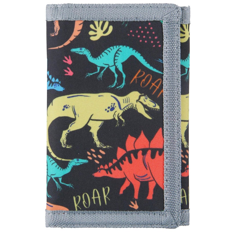 Lamumu Kids Wallet for Boys Ages 4-12, Dino Dinosaur Boys Wallet, Toddler Wallets with Coin Pocket, Novelty Christmas & Birthday Gift - Image 1