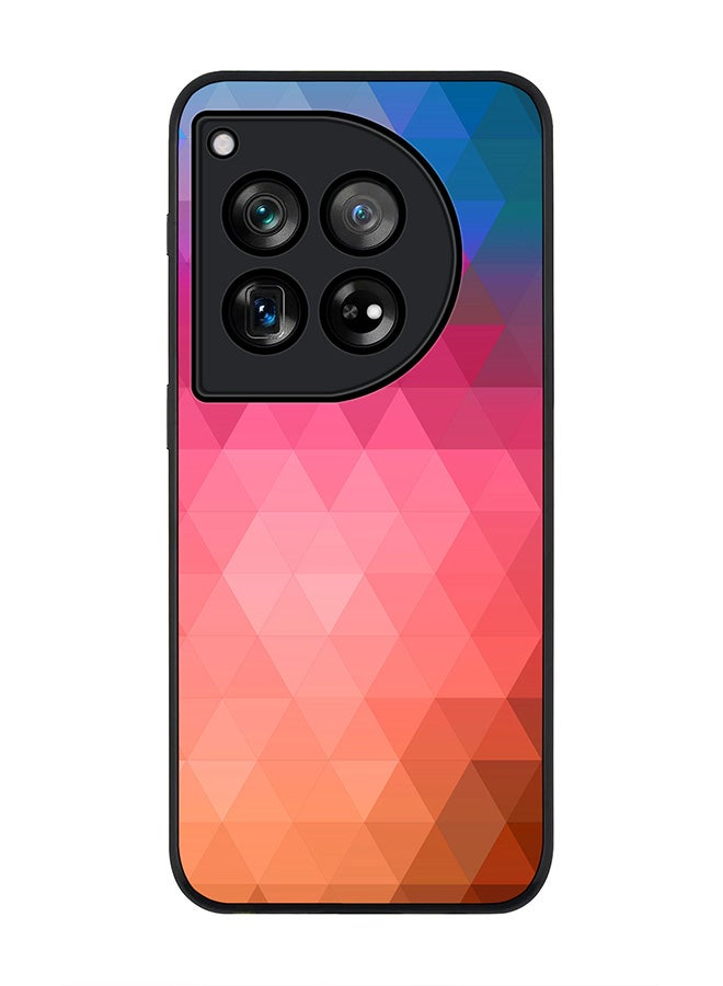 Stylizedd Rugged Black Edge Case for OnePlus 12, Slim fit Soft Case Flexible Rubber Edges Anti Drop TPU Gel Thin Cover -  Anna's Prism - Image 1