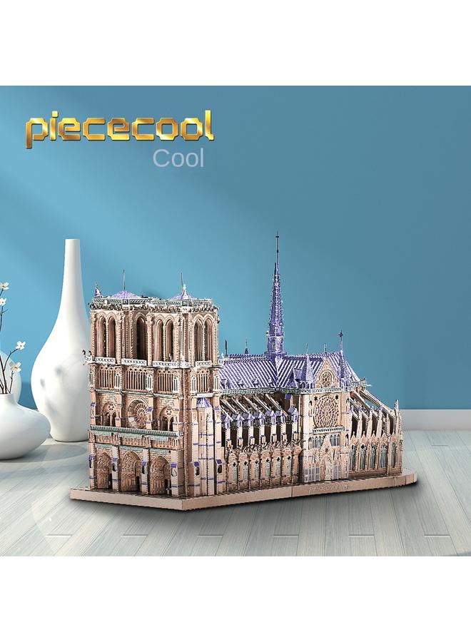 Bluejw Split Cool Tengwang Pavilion Metal Assembled Model 3D Stereo Puzzle Adult Decompression Toy Hand Assembled Gift For Men - Image 2