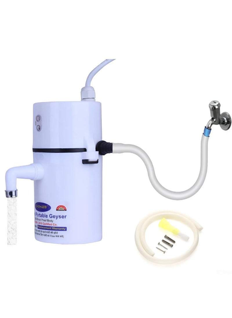 ORZINPRO ORZINPRO Auto Cut Off Portable Instant Water HeaterGeyser for Kitchen Bathroom Office Restaurant Saloon Parlor r  - Image 1