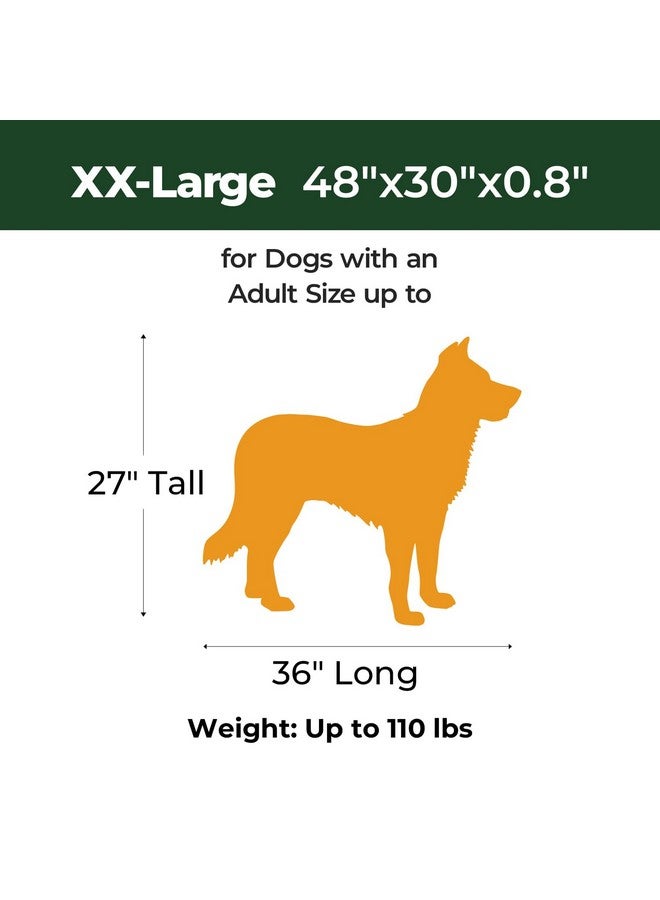 بالنس وسادة قفص الكلاب BALANCE، وسادة قفص إسفنجية للكلاب، سرير للحيوانات الأليفة قابل للغسل ومقاوم للماء، حصيرة قفص مسطحة للكلاب الكبيرة جدًا - Image 5