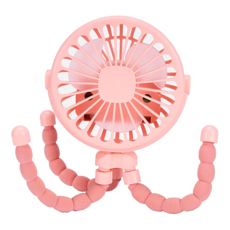 Roseate Portable Stroller Fan Less Than 30dB USB Charging For Camping - Image 2