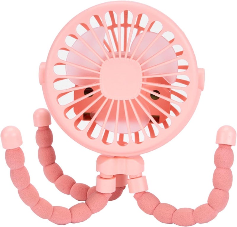 Roseate Portable Stroller Fan Less Than 30dB USB Charging For Camping - Image 1