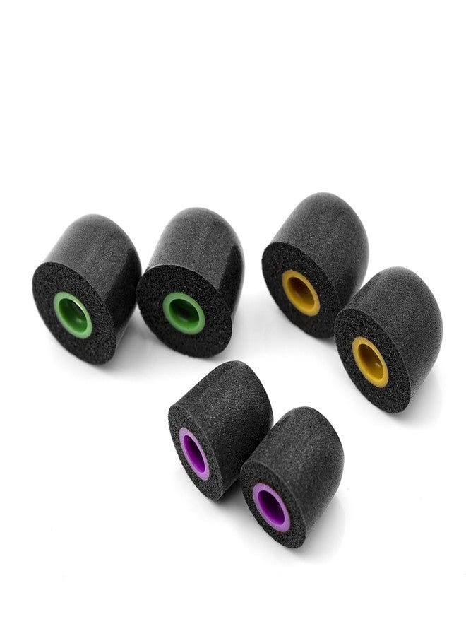Linsoul Tripowin TP45 Spiral Groove Memory Foam Eartips, 2 Pairs in Ear Monitor Ear Plugs Suitable for 4.5mm-6.5mm Earphone Nozzle (M) - Image 1