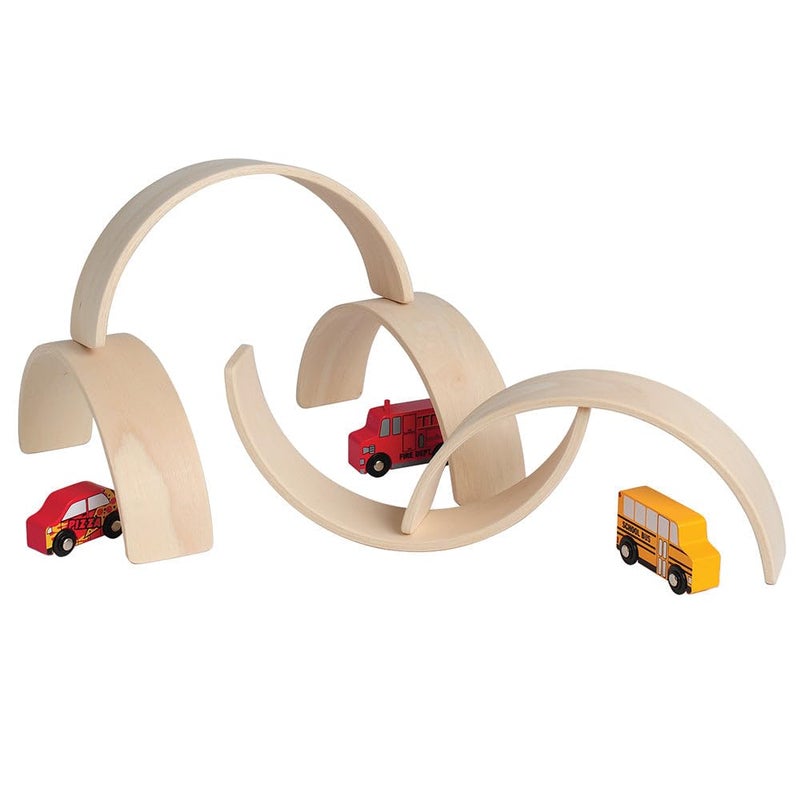 Constructive Playthings Set of Five 10 34 L x 2 12 W x 5 H Unit Block Arches - Image 3