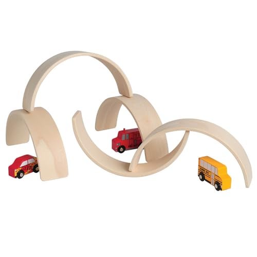Constructive Playthings Set of Five 10 34 L x 2 12 W x 5 H Unit Block Arches - Image 1