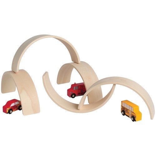 Constructive Playthings Set of Five 10 34 L x 2 12 W x 5 H Unit Block Arches - Image 5