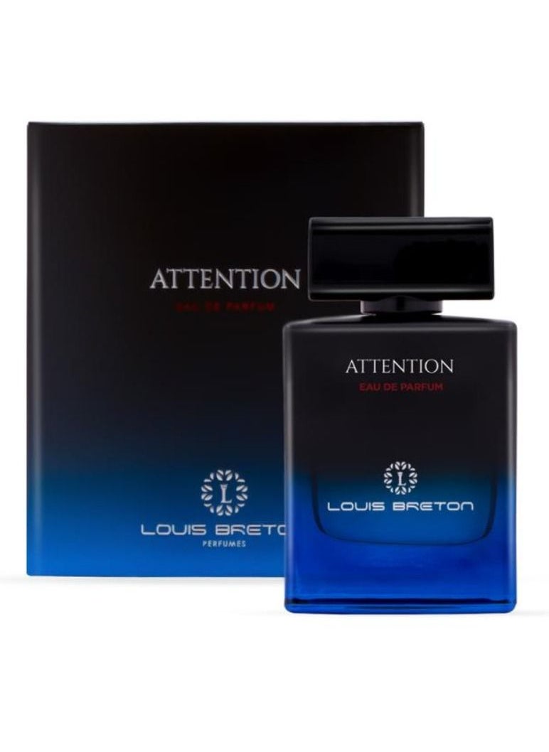 LOUIS BRETON Louis Breton Attention Eau De Parfum Fragrance For Men EDP 100ML Inspired by Hugo Boss Bottled Unlimited  - Image 2