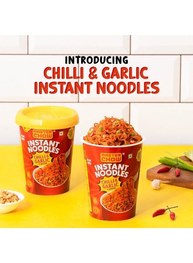ماستر تشو نودلز ماستر تشاو سريعة التحضير بنكهة الفلفل الحار والثوم 100 غرام - Image 3