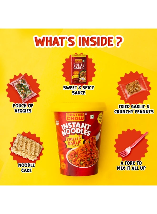ماستر تشو نودلز ماستر تشاو سريعة التحضير بنكهة الفلفل الحار والثوم 100 غرام - Image 5