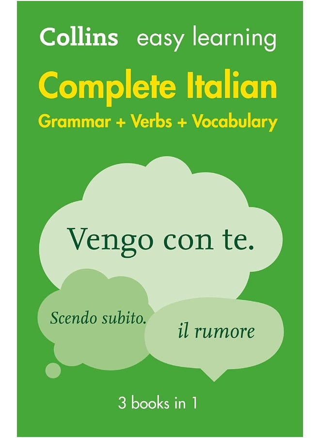 Collins Easy Learning Italian Complete Grammar, Verbs and Vocabulary (3 books in 1): Trusted Support for Learning  - Image 1
