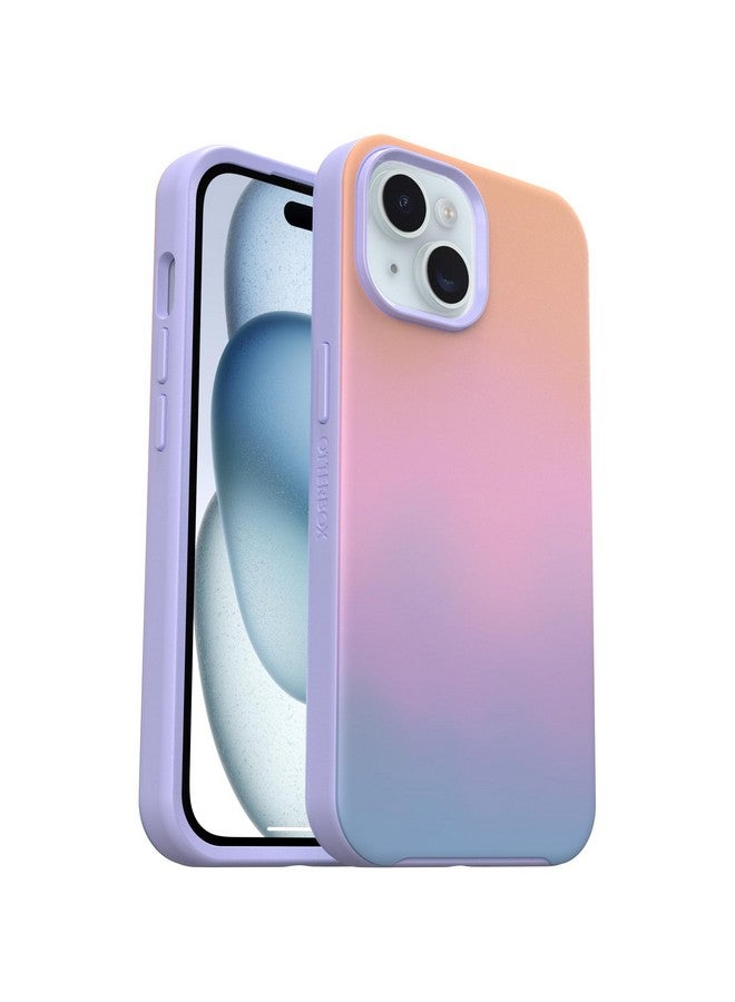 Otterbox OtterBox iPhone 16e, 15, 14, & 13 Symmetry Series Case - Soft Sunset (Purple), Snaps to MagSafe, Ultra-Sleek, Raised Edges Protect Camera & Screen  - Image 5