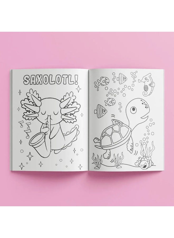 Hinkler Axolotls & Friends Creative Colouring Kit HBM00793 - Image 5