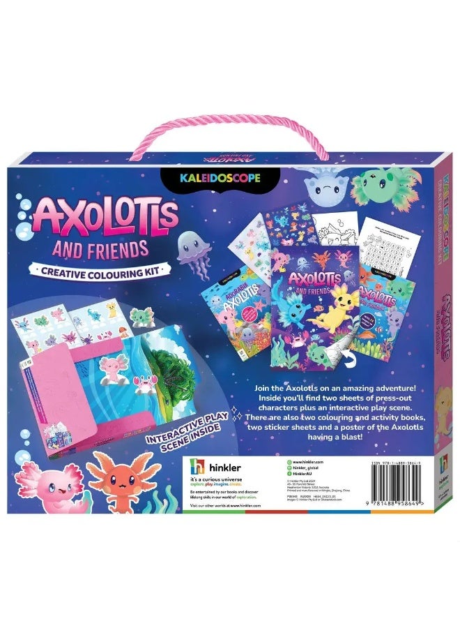 Hinkler Axolotls & Friends Creative Colouring Kit HBM00793 - Image 2