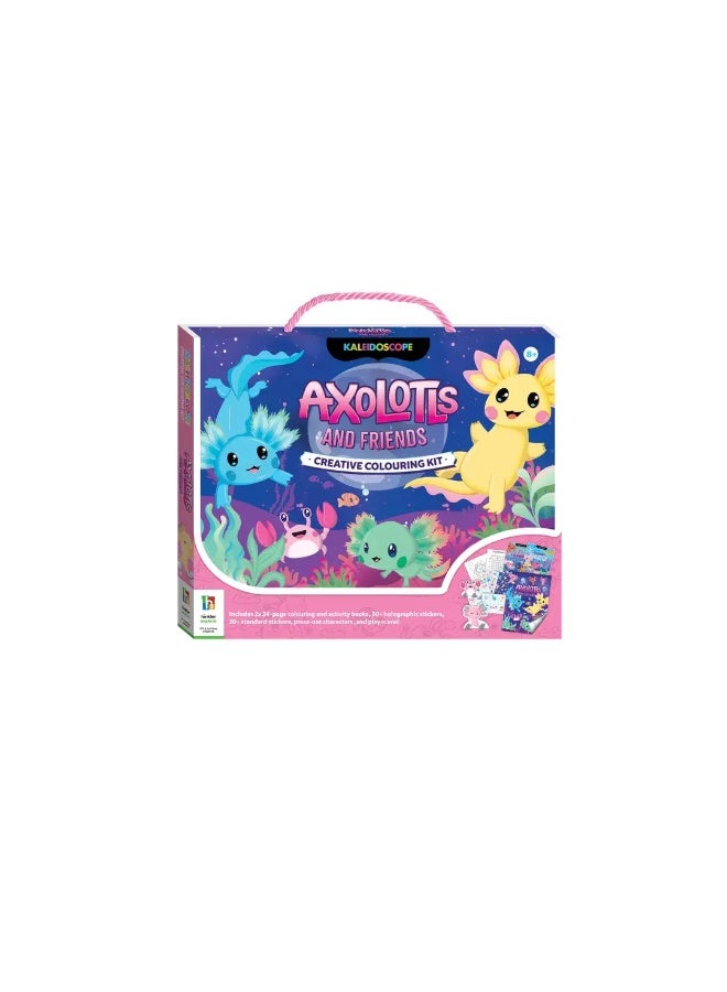 Hinkler Axolotls & Friends Creative Colouring Kit HBM00793 - Image 1