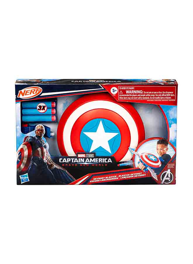 Marvel Studios Captain America Brave New World NERF Skyshot Blaster - Image 2