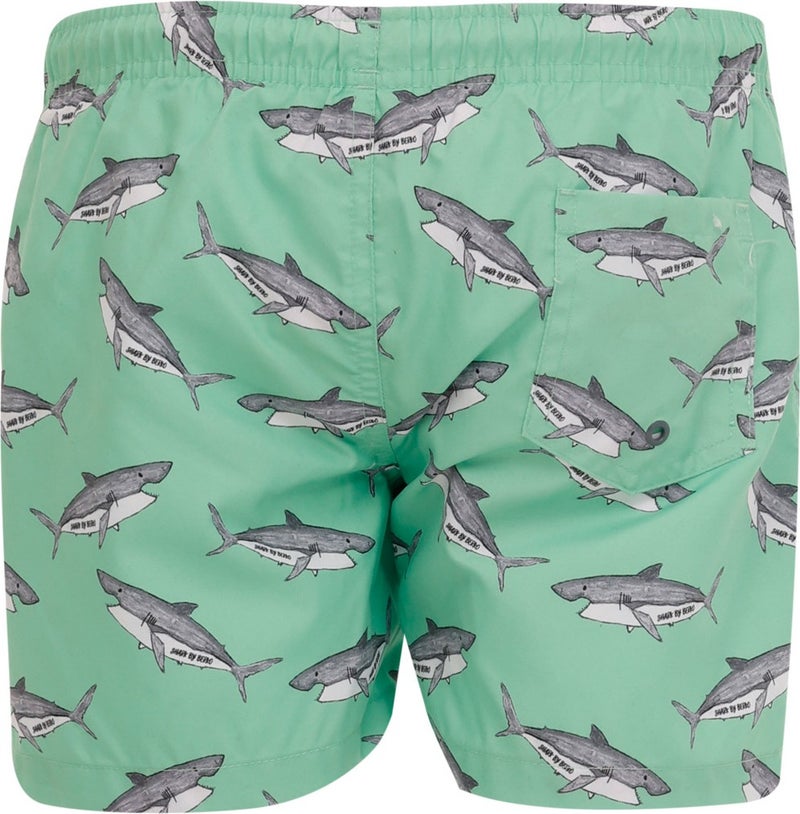Slipstop BERKO MINT JUNIOR SHORT Green Boy's Swim Shorts  - Image 2