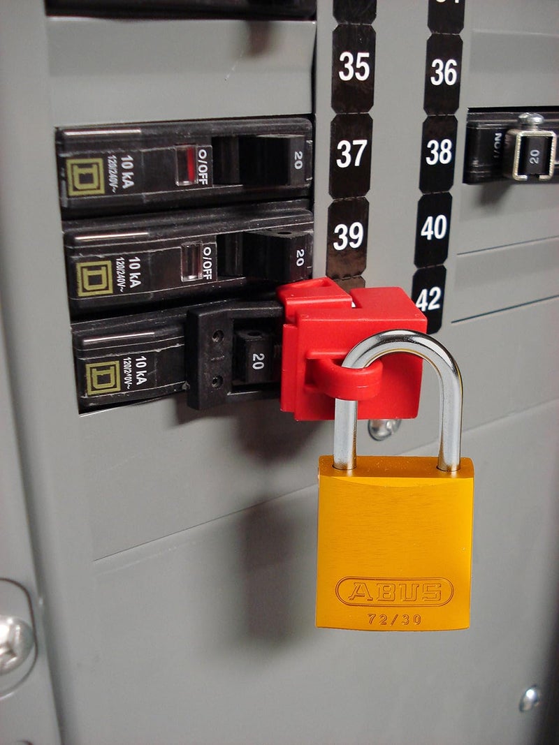 Brady Screw Circuit Breaker Lockout System - 480/600 V, Red, 40.34mm x 82.55mm x 55.25mm - Image 3